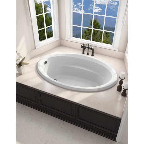 Jacuzzi 60" x 42" Signature Drop In Whirlpool Bathtub with 6 Jets, Air